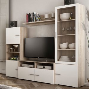 Mueble de salón Citizen en color cambrián/blanco