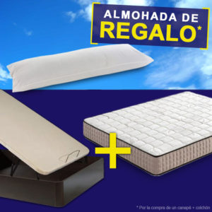 Oferta Canapé y Colchón Visco+ Almohada Regalo